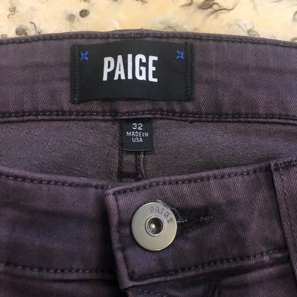 PAIGE. Denim. Size 32 Jeans. Slim Fit. - Picture 2 of 4